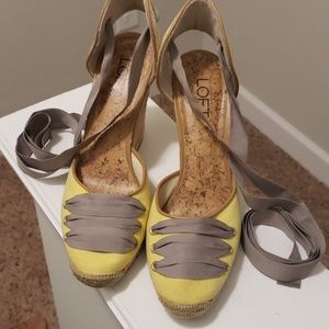 Ann Taylor LOFT wedge heels